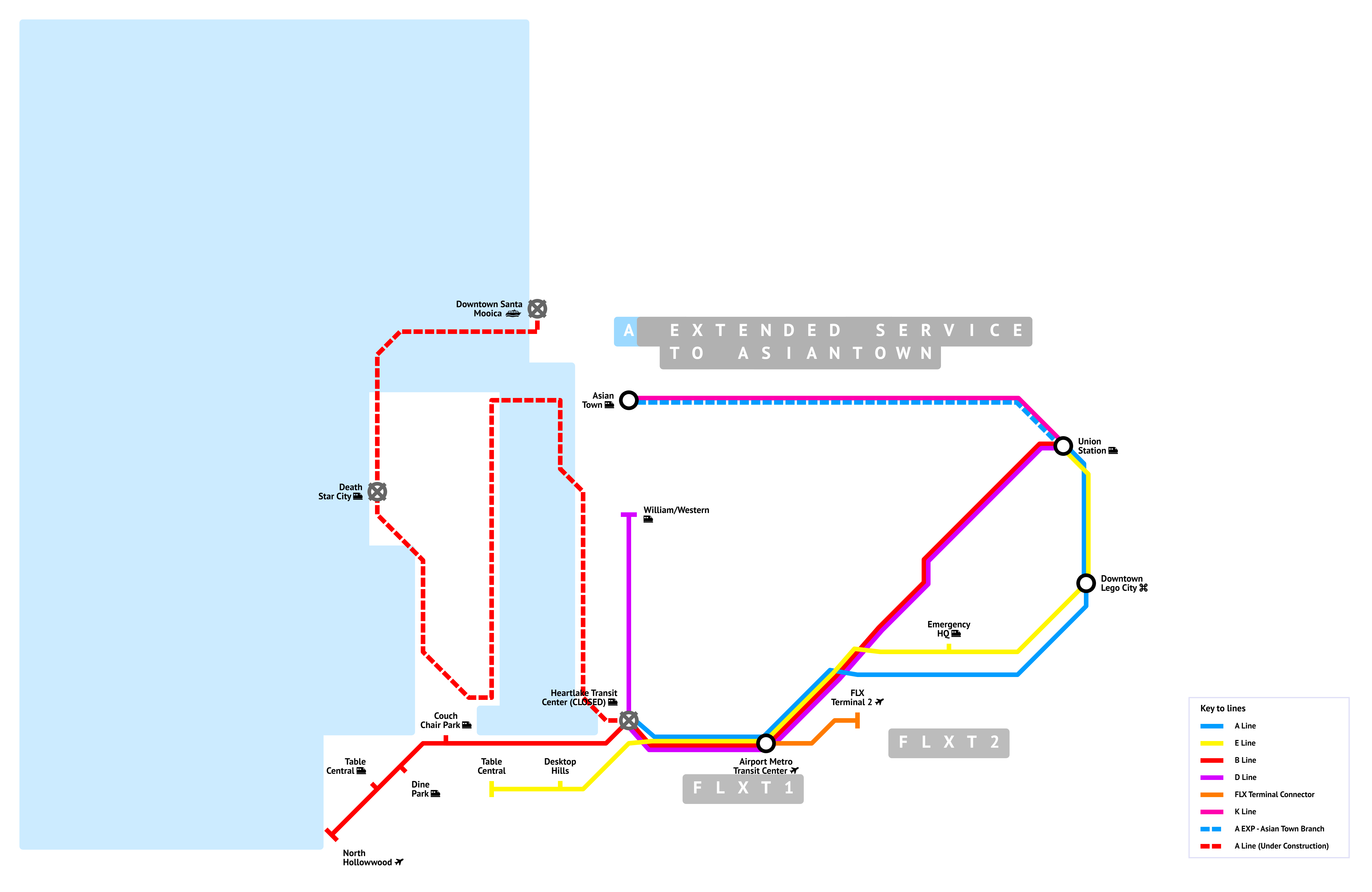Lego City County Metro June 2026 Closure Map (1)